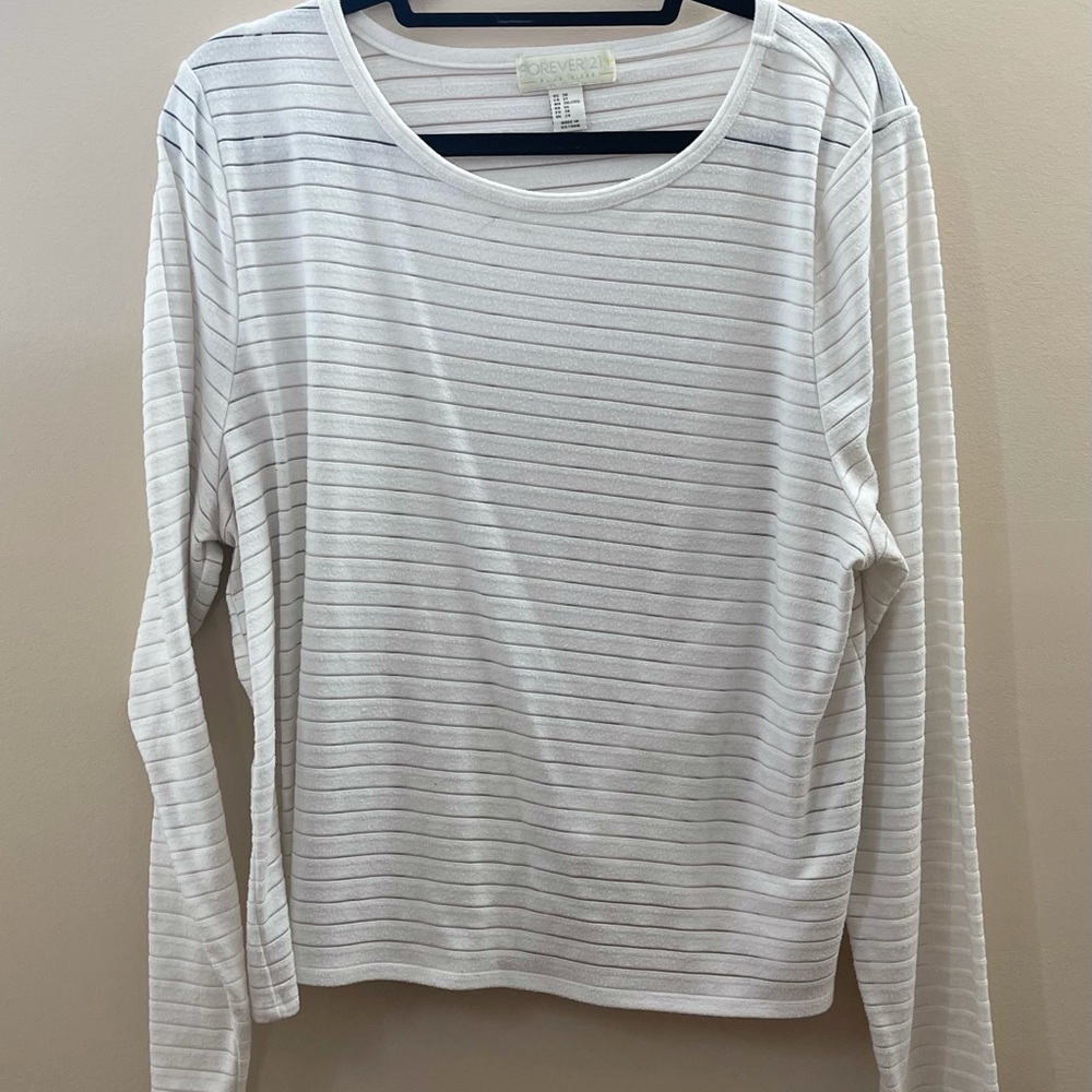 White long sleeve shirt